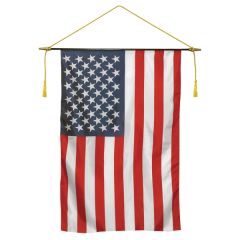 24 Inch X 36 Inch Polyester Classroom U.S. Flag Banner