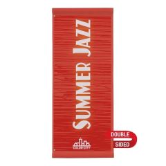 24 Inch X 60 Inch Fabric Boulevard Banner Double-Sided