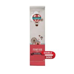 24 Inch X 96 Inch Vinyl Boulevard Banner Double-Sided