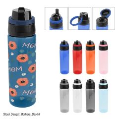 24 Ox. Full Color Pop Sip & Chug rPET Bottle