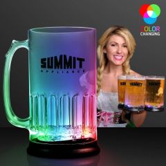 24 Oz Big Light Up Flashing Beer Mug