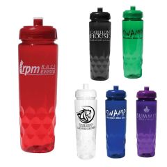 24 Oz Poly-Saver Pet Bottle With Push 'n Pull Cap