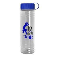 24 Oz Slim Fit Water Bottle With Tethered Lid
