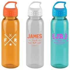 24 Oz Bottle W/ Crest Lid Digital Imprint