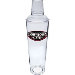 24 Oz Clear Plastic Cocktail Shaker