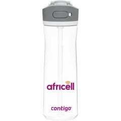24 Oz Contigo Ashland 2.0 Single Wall Plastic Bottle W/Straw