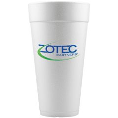 24 Oz Foam Cup - White - Hi-Speed