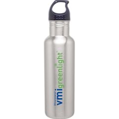 24 Oz H2go Bolt Single Wall Stainless Steel Water Bottle