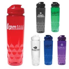 24 Oz Poly-Saver Pet Bottle With Flip Top Cap