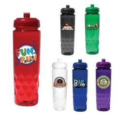 24 Oz Poly-Saver Pet Bottle With Push 'n Pull Cap, Full Col