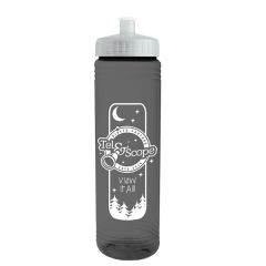 24 Oz Slim Fit Water Bottle With Push-Pull Lid