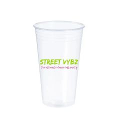24 Oz Soft Sided Clear Cup
