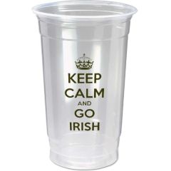 24 Oz Soft Sided Clear Plastic Cup