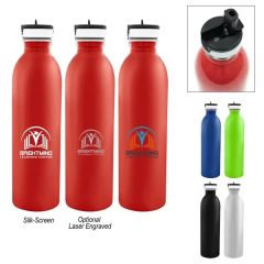 24 Oz Stainless Steel City Bottle