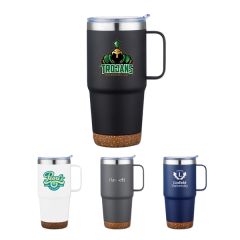 24 Oz Travel Mug With Cork Bottom