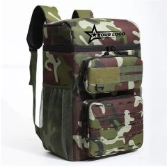 24L Camping Cooler Backpack Insulated Waterproof Lunch Bag