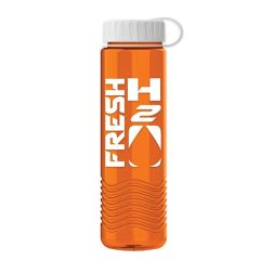 24 Oz Wave Bottle - Tethered Lid
