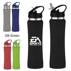 25 Oz. Rubberized Stainless Steel Tumbler