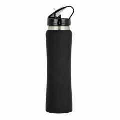 25 Oz Water Bottle With Rubber Coated Finish