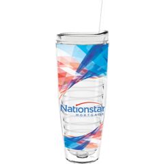 26 Oz Made In The USA Tumbler W/ Lid Straw