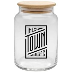 26 Oz Apothecary Jar With Bamboo Lid