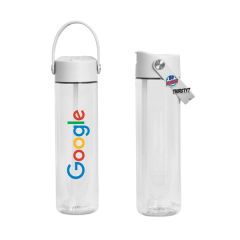 26 Oz Splash Tritan Charm Bottle W/ Drinking Spout and Straw