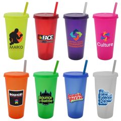 26 Oz Tumbler With Lid And Straw, Full Color Digital