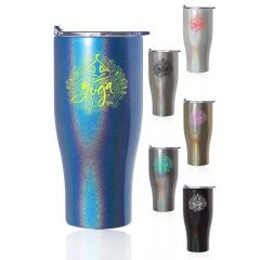 27 Oz. Iridescent Stainless Steel Travel Mugs
