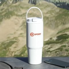 27 Oz. Siam Powder Coated Recycled Stainless Steel Tumbler