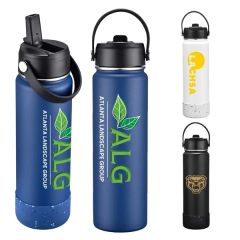 27 Oz Stainless Insulated Leak-Proof W/ Lid, Handle & Straw