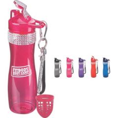 28 Oz Bling Water Bottle Shaker