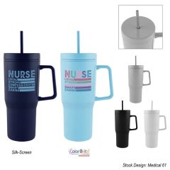 28 Oz Intrepid Recycled Ps Double Wall Tumbler