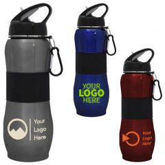 28 Oz. Stainless Steel Sport Grip Bottle