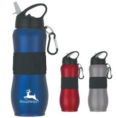 28 Oz Stainless Steel Sport Grip Bottle
