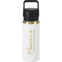 28 Oz Urban Peak Dual Top Gold Water Bottle