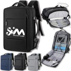 29L Large Expandable Waterproof Business Travel Backpack