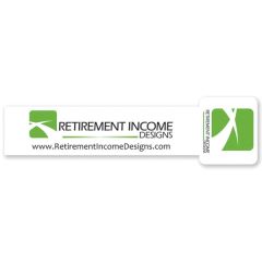 2.125 Inch X 8 Inch Rectangle Top Bookmark