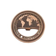 2.25 Inch Zinc No Color Fill Challenge Coins