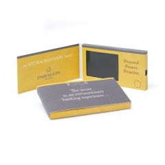 2.4 Inch LCD Interactive Brochure With Video Screen