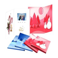 2.4 Inch LCD Video Bi-Fold Brochure 128Mb