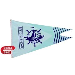 2.5 Ft X 4 Ft Nylon Burgee Flag Double-Sided