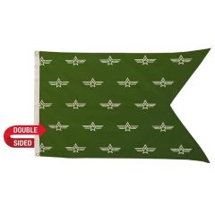 2.5 Ft X 4 Ft Polyester Guidon Flag Double-Sided