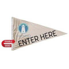 2.5 Ft X 4 Ft Polyester Pennant Flag Double-Sided