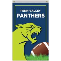 2.5 Ft X 4 Ft Standard Single Reverse Polyester Vertical Banners