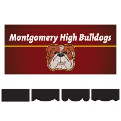 2.5 Ft X 6 Ft Parade Lead Banner - No Fringe