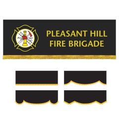 2.5 Ft X 8 Ft Parade Lead Banner With Fringe