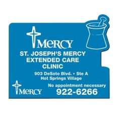 2.5 Inch X 3 Inch Mortar & Pestle Pharmacy Shape Vinyl Magnet - 30mil