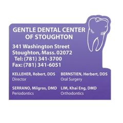 2.5 Inch X 3 Inch Tooth Stock Shape Vinyl Magnet - 30mil