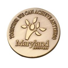 2.75 Inch Zinc No Color Fill Challenge Coins