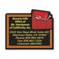 2 1/2 Inch X 3 Inch Vinyl Magnet With Tool Box